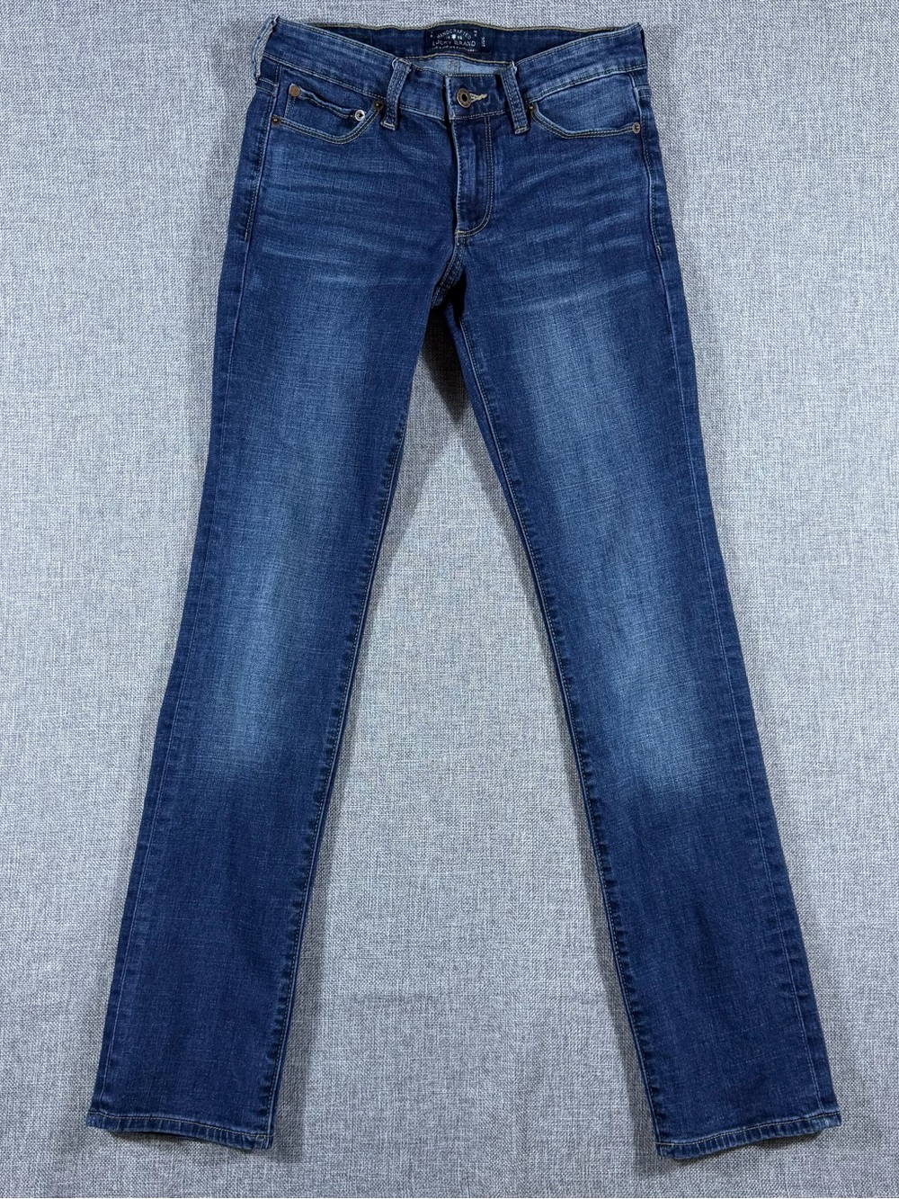 Lucky Brand Women's Straight Leg Jeans in Dark Blue Wash